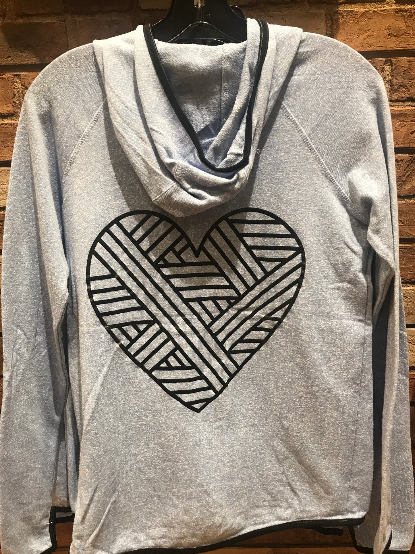Vivilish Overlap Zip-Up Hoodie Blue (XS-XL)