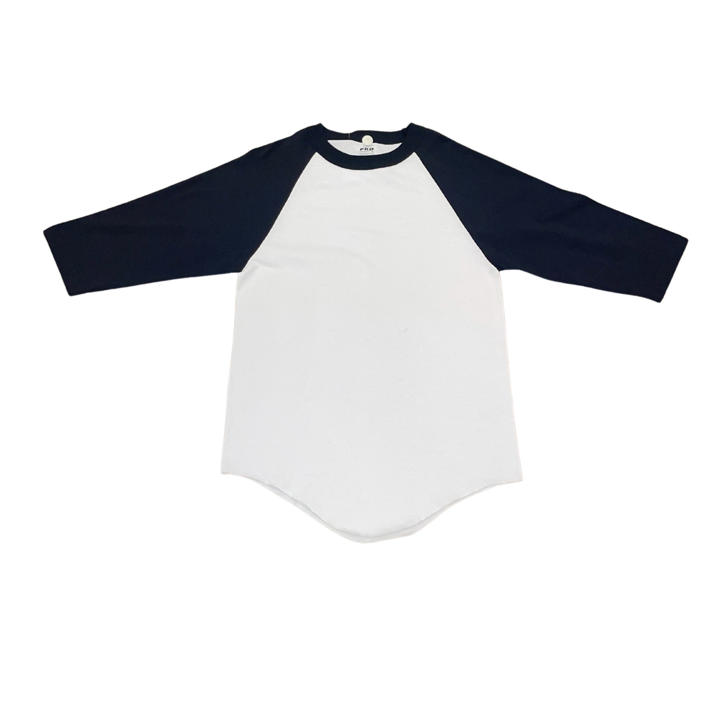 PRO 5 Baseball Tee White/Navy (S-2XL)
