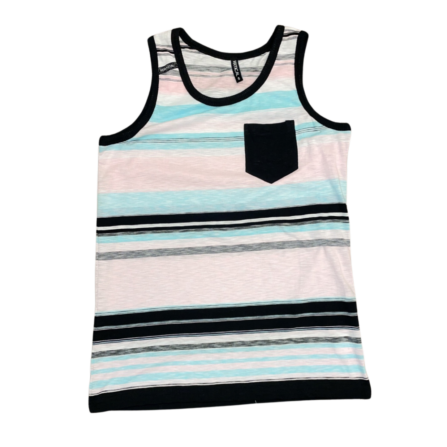 Vertical Sport Pink & Blue Tank Top (S-XXL)