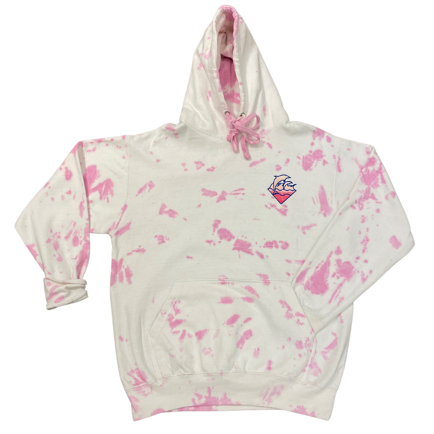 Pink Dolphin Tie Dye Hoodie (2 Colors S-2XL)