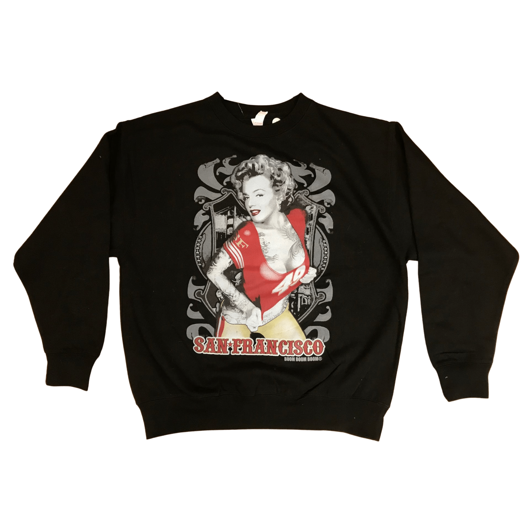 Weiv Marilyn Monroe San Francisco 49'ers Sweater (M-2xl) Medium