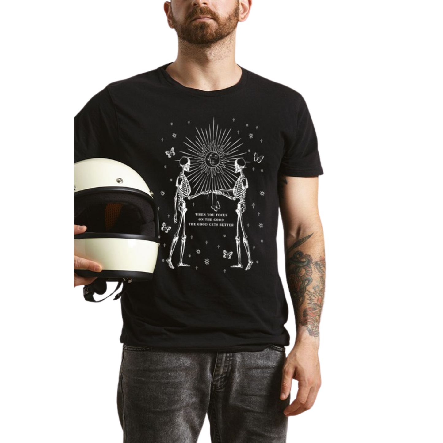 No Brand Skeletons Shirt (2 Colors S-XL)