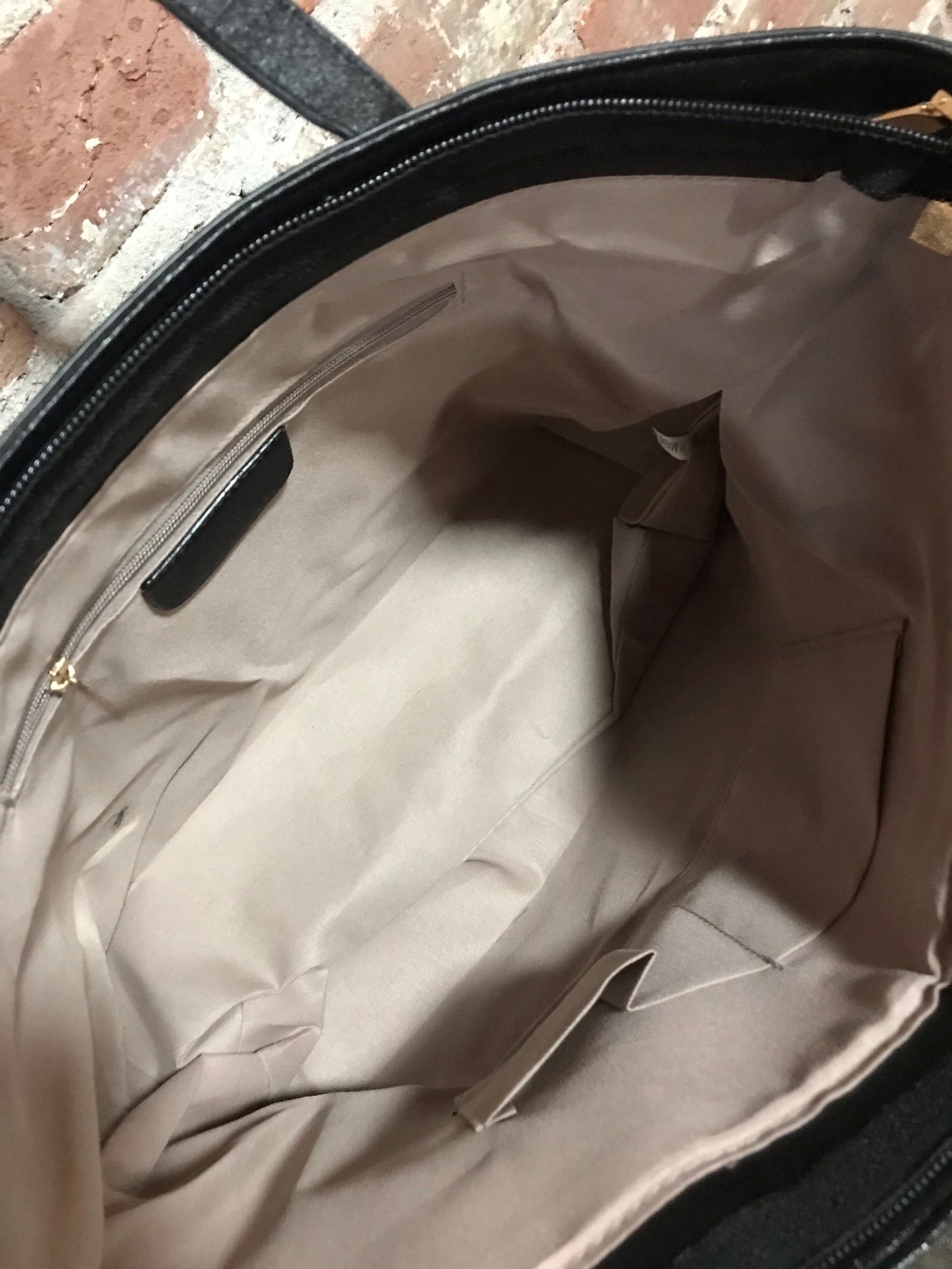 AR New York Diamond Pattern Studded Handbag