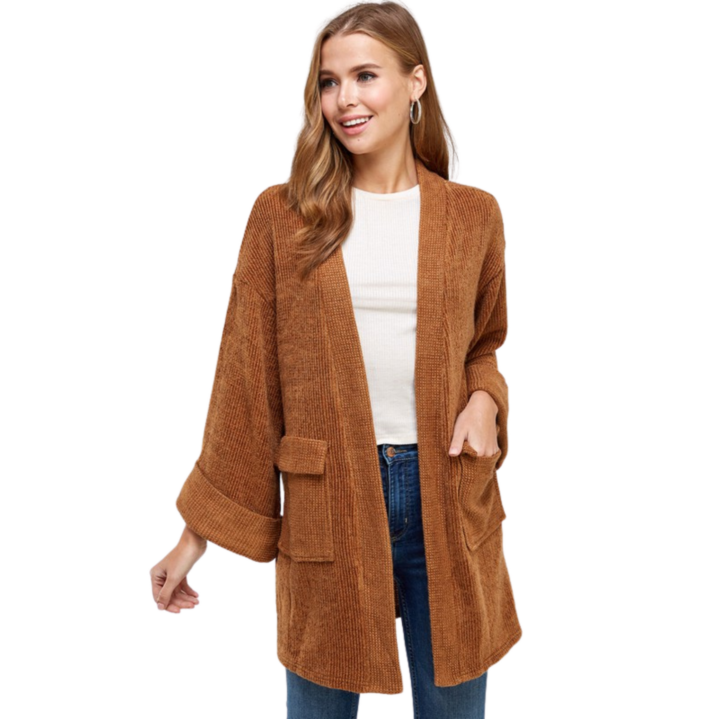 Sofy & Cozy Waffle Cardigan (S-L)