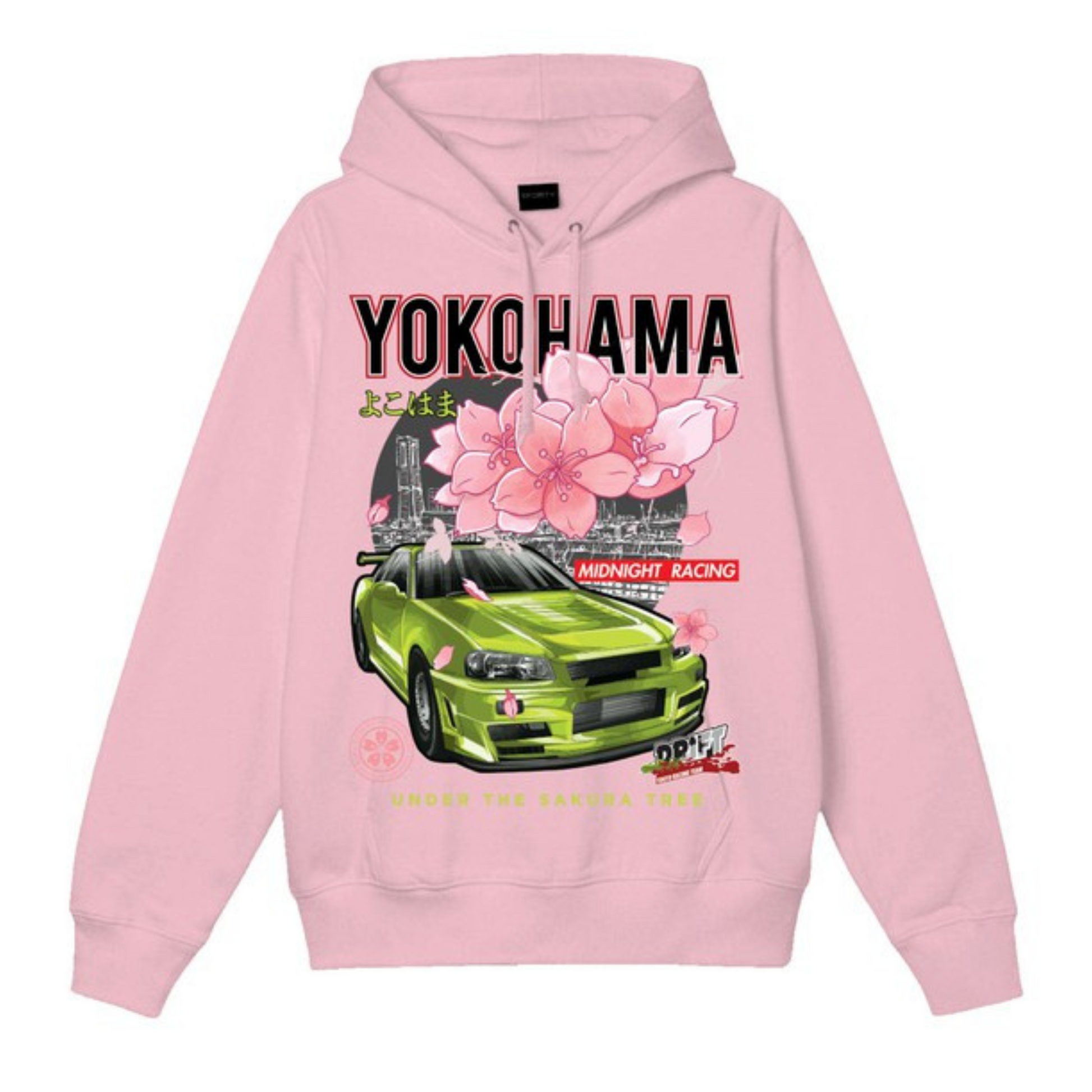 Yokohama Midnight Racing Hoodie Teal (M-3XL) – Free Culture Clothing Yokohama Midnight Racing Hoodie Teal (M-3XL) – Free Culture Clothing
