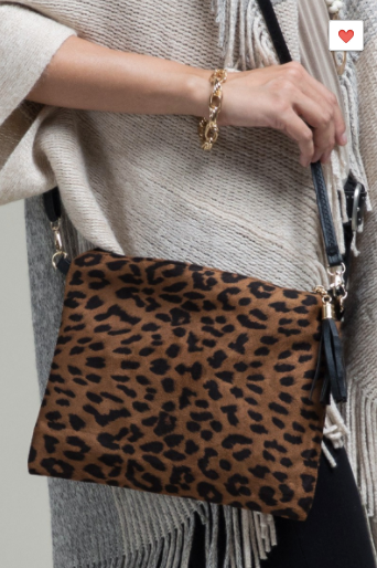 L.I.B. New York Animal Print Crossbody