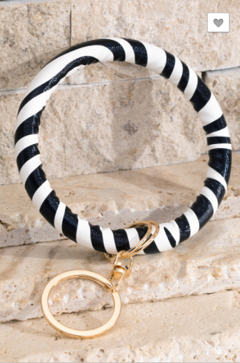 Zebra Keyring Bracelet