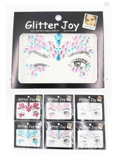 Glitter Joy Assorted Face Gems
