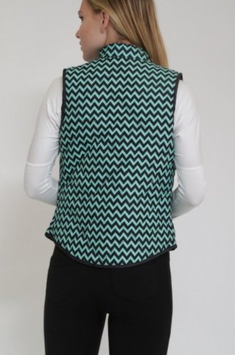 Rosette Vest Green & Black W/ Gold Buttons (S-L)