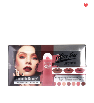 Romantic Beauty Miss You Lipstick (6 Different Colors!)