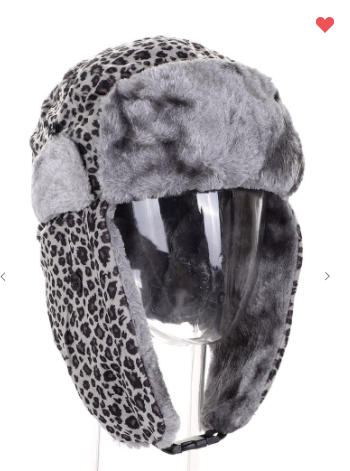 Leopard Trapper Hat (Available in 3 Colors!)