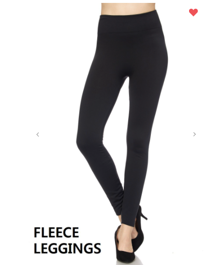 New Mix Premium Fleece Legging Black (One Size)