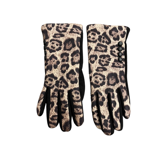 Fashion Collection Luxe Nylon Cheetah Gloves