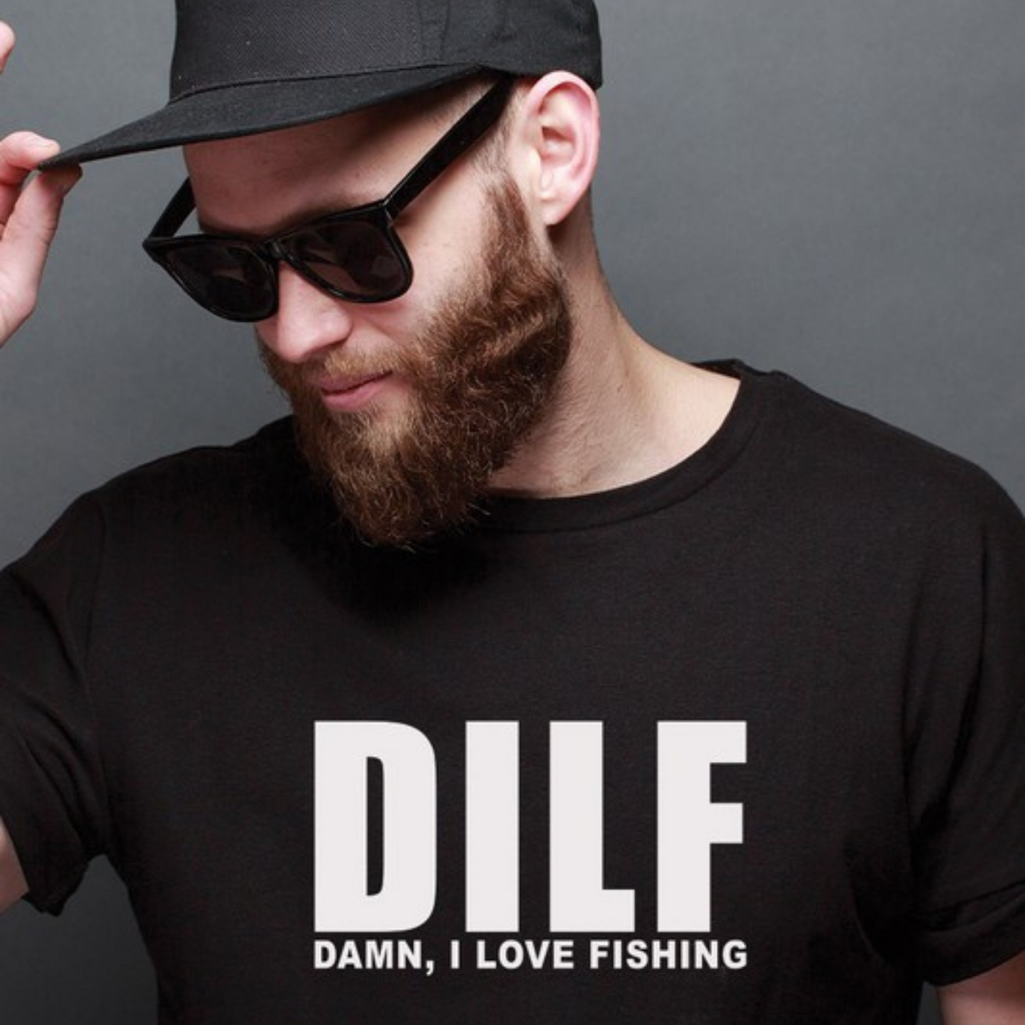 DILF Graphic Tee Black or White (S-XL)