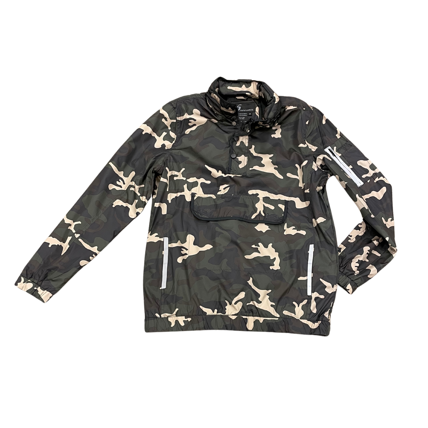 2 in One! Bomber Jacket / Hoodie (Black or Camo S-2XL)