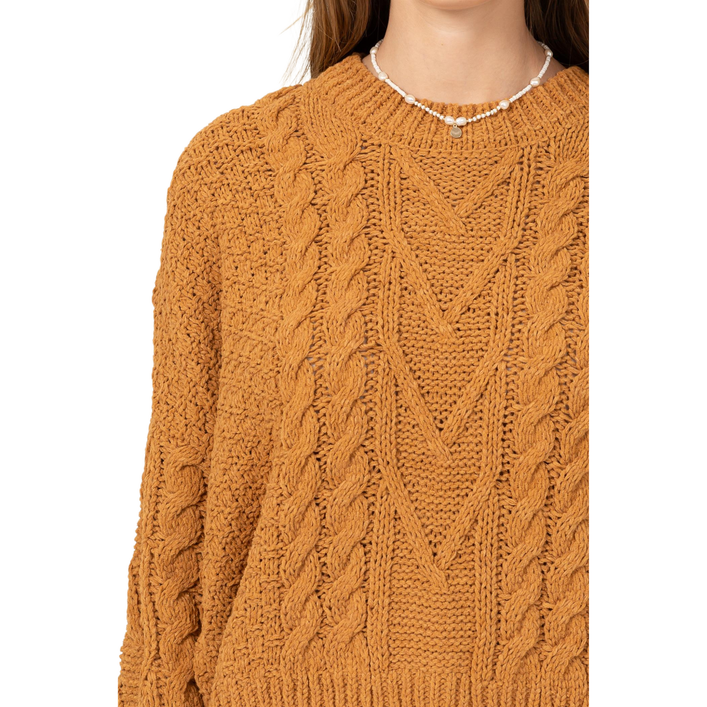 Double Zero Elegantly Knit Crop Sweater (2 Colors! S-L)