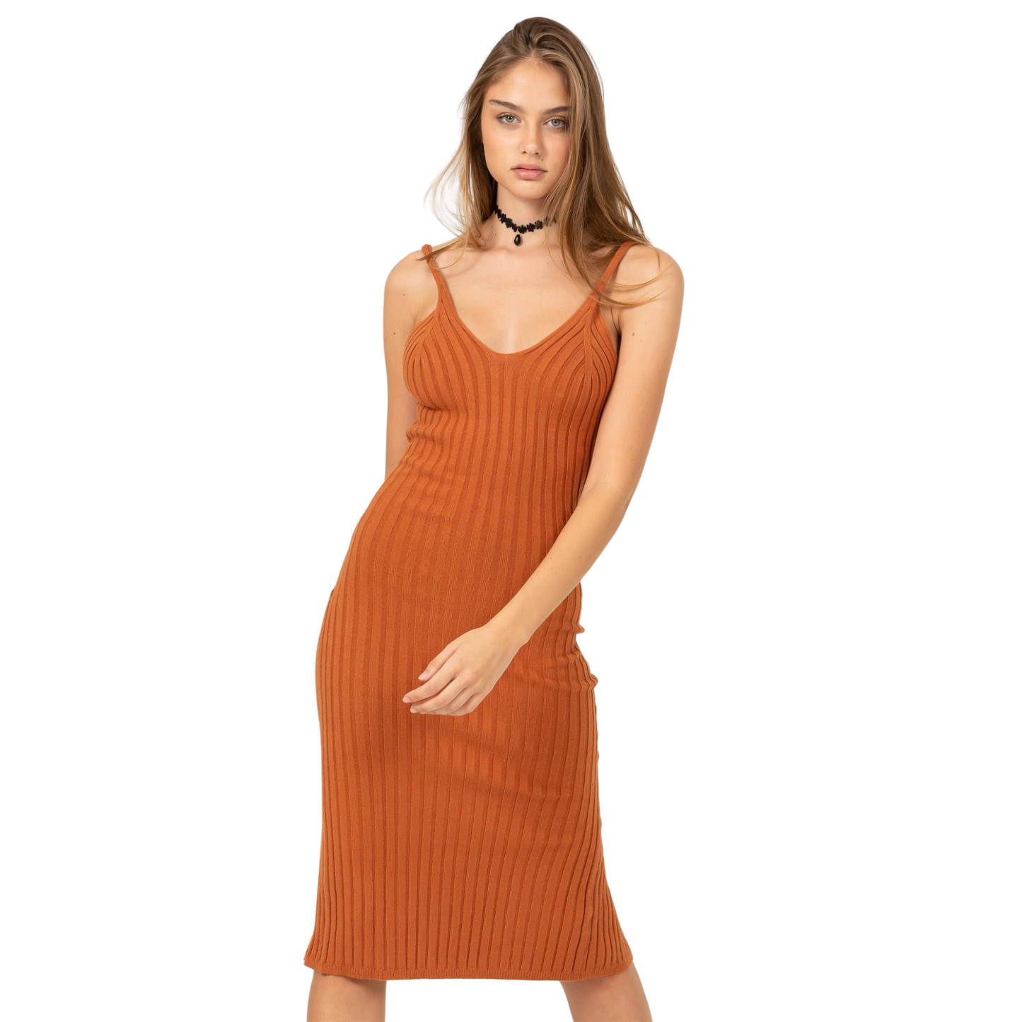 Double Zero Solid Knit Maxi Dress (2 Colors! S-L)