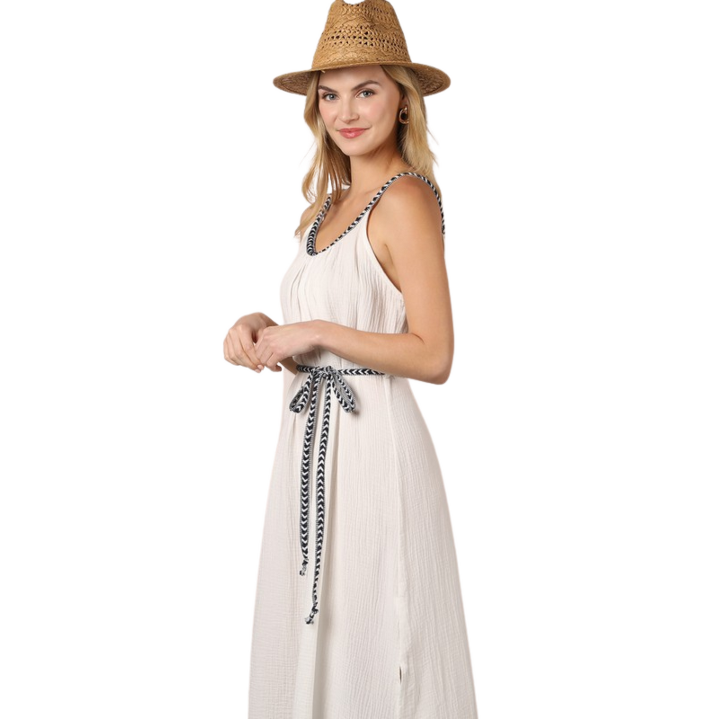 Ninexis Belted Maxi Dress (3 Colors S-XL)