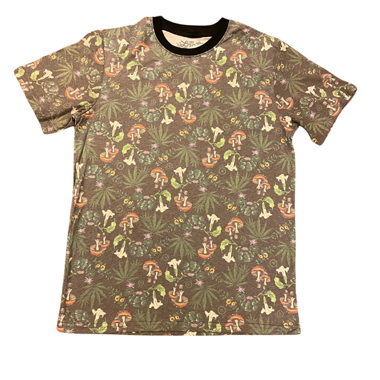 LRG Weed And Mushrooms Graphic Tee (L-XL)