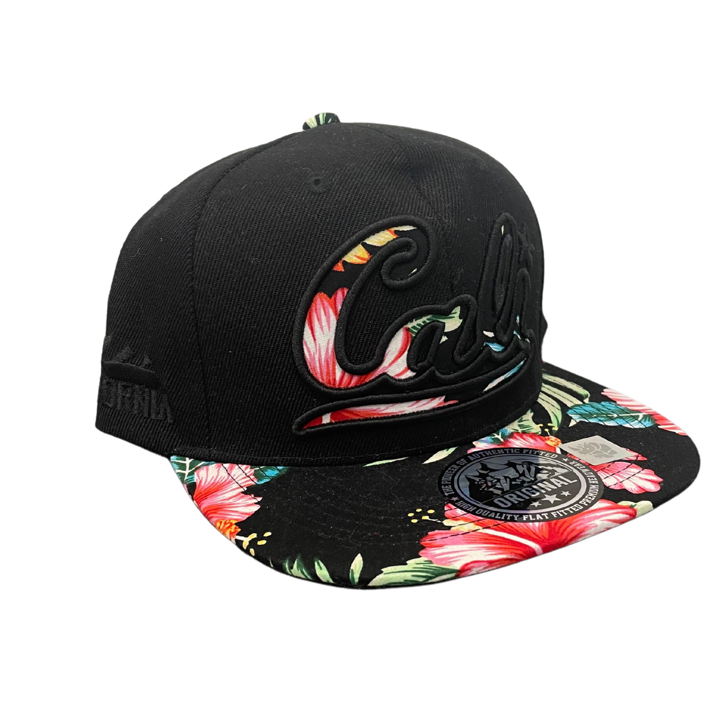 Cali Embroidered Floral Snapback