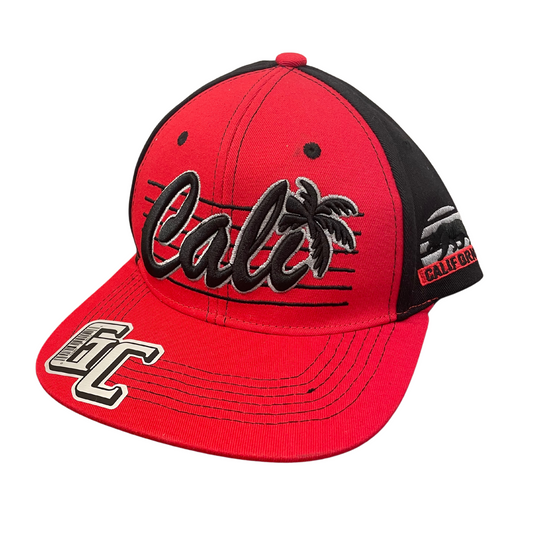 Cali Red Snap Back Hat