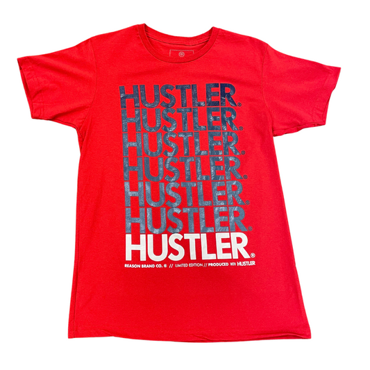 Hustle Red Graphic Tee (S-XL)