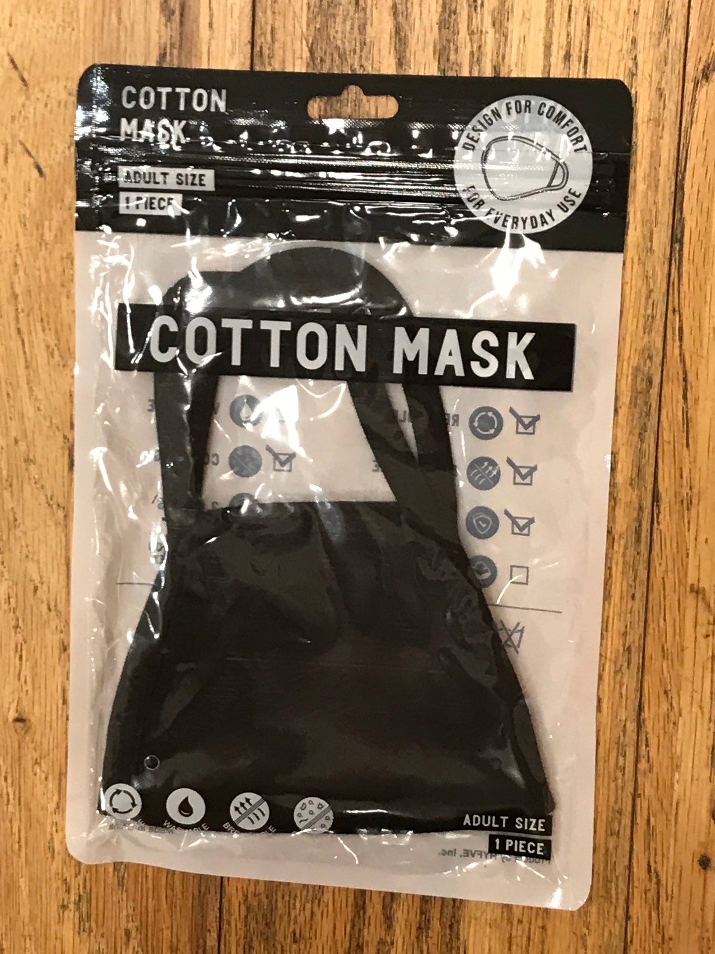 Cotton Washable & Comfy Face Masks (6 Colors!)
