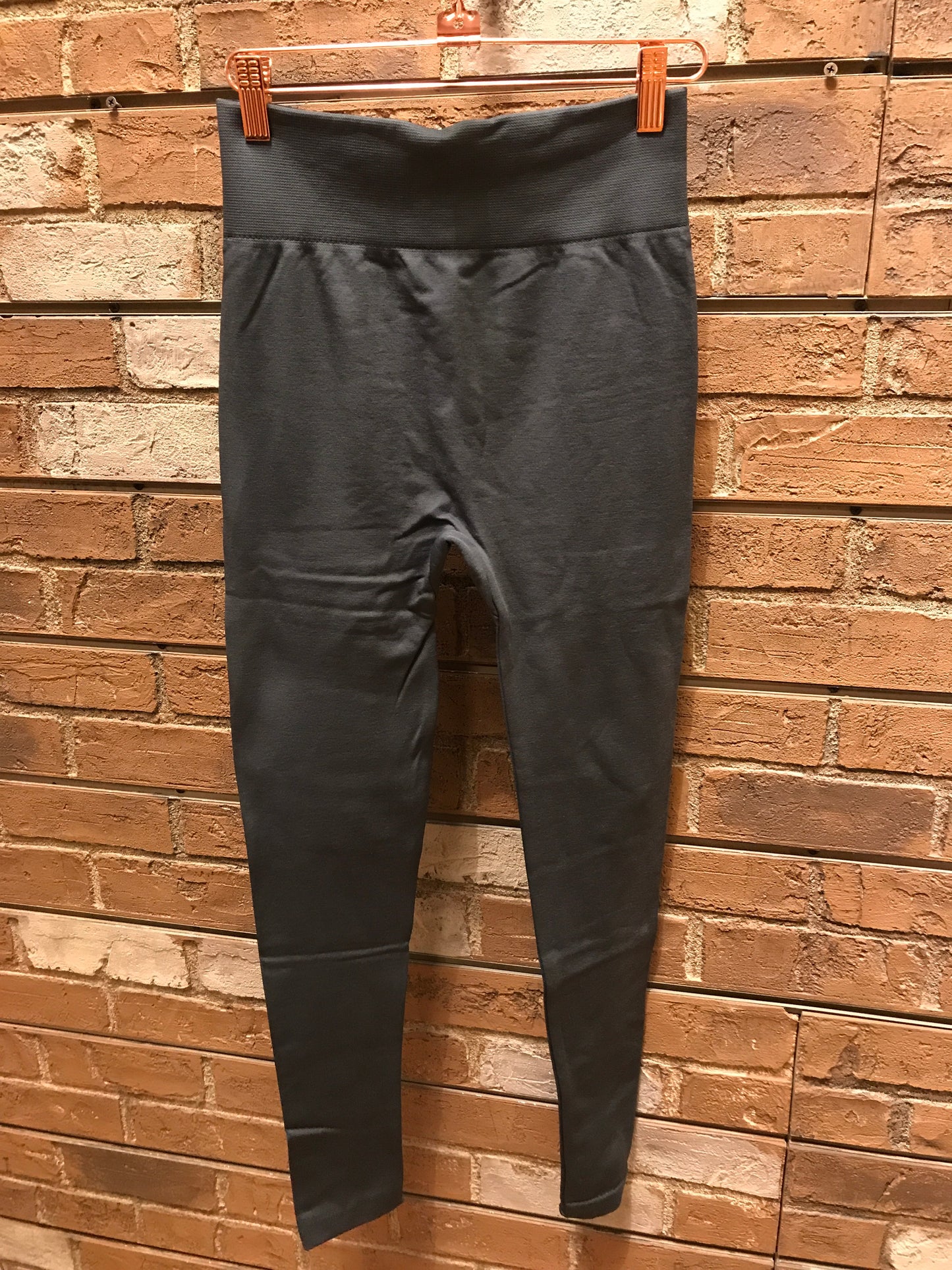 New Mix Premium Fleece Legging Charcoal (One Size)