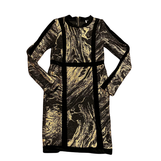 Uptown Gold Mini Dress (S-L)
