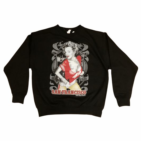 WEIV Marilyn Monroe San Francisco 49'ers Sweater (M-2XL)